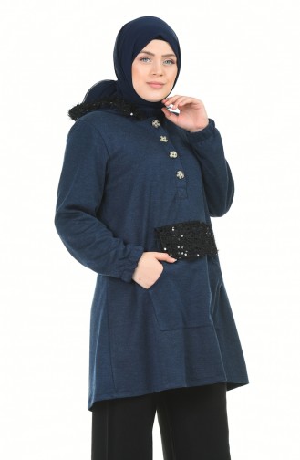 Navy Blue Tunics 8021-03