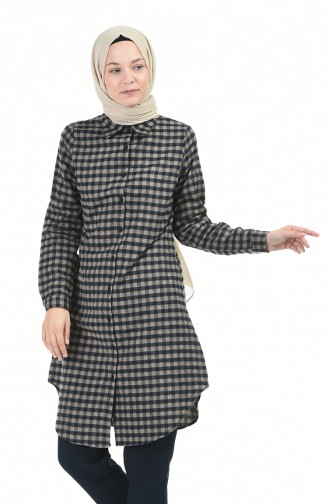 Ekose Tunik 2489-01 Vizon