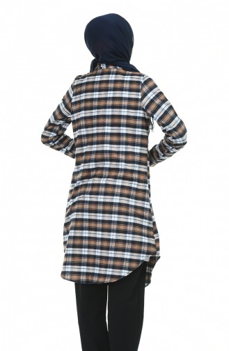 Plaid Tunic Mustard 6388-02