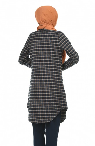 Plaid Tunic Mink 6390-01