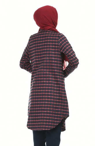 Ekose Tunik 6390-04 Bordo 6390-04