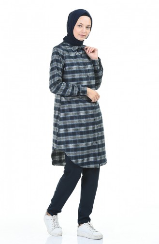 Ekose Tunik 6391-01 Haki 6391-01