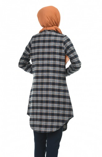 Plaid Tunic Mink 6391-02