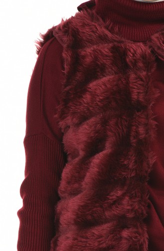 Claret red Gilet 71202-06