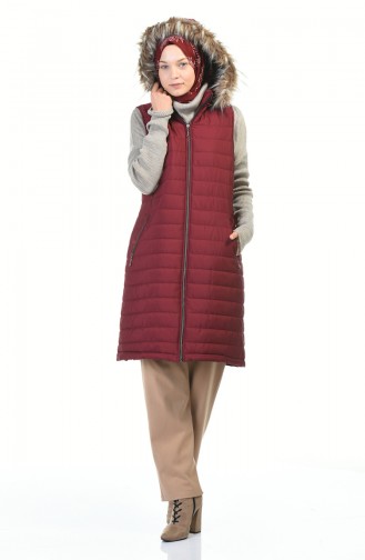 Gilet Sans Manches Bordeaux 5136-02