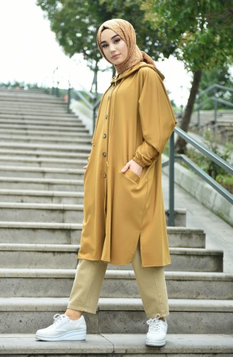 Bat Sleeve Seasonal Cape Mustard 8035-05