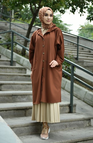 Bat Sleeve Seasonal Cape Brown 8035-03