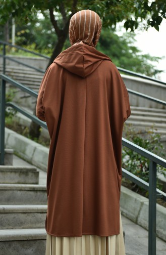 Bat Sleeve Seasonal Cape Brown 8035-03