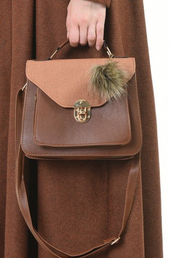 Tobacco Brown Shoulder Bag 20Z-30