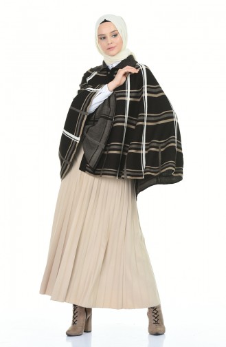 Ponchos Couleur Brun 1004D-01