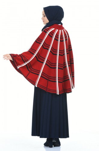 Rot Poncho 1004D-04