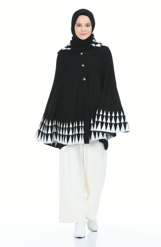 White Poncho 1004F-02