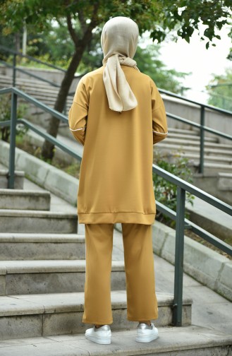 Tunic Trousers Double Set Mustard 8054-03