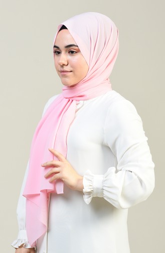 Plain Crinkle Crepe Shawl Powder 13127-01