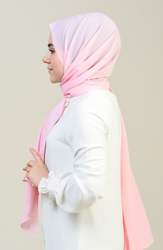 Plain Crinkle Crepe Shawl Powder 13127-01