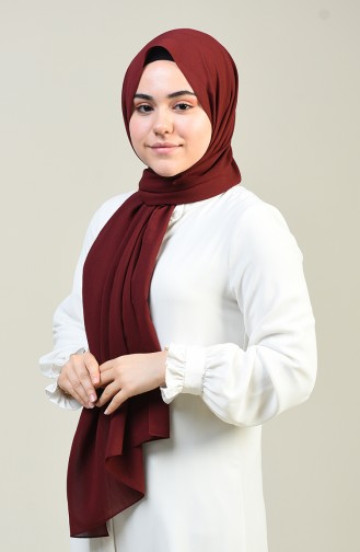 Dark Claret Red Shawl 13127-06