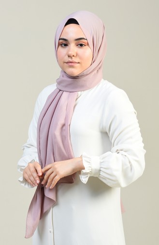 Plain Crinkle Crepe Shawl Lilac 13127-07