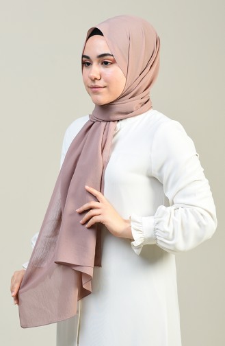 Plain Crinkle Crepe Shawl Dark Powder 13127-10