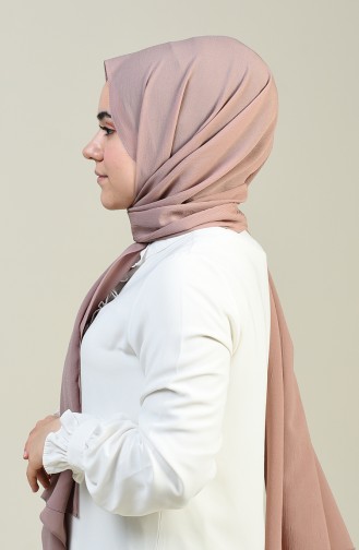 Plain Crinkle Crepe Shawl Dark Powder 13127-10