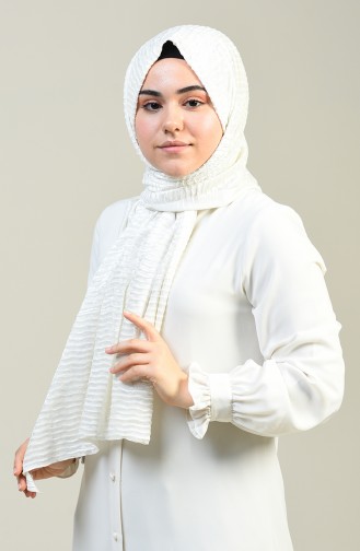 Cream Sjaal 1056-06