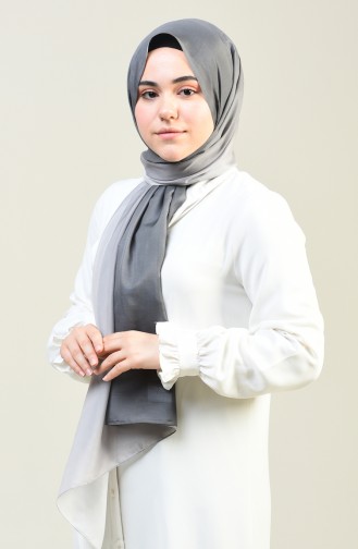 Patterned Cotton Shawl Smoky 95305-01