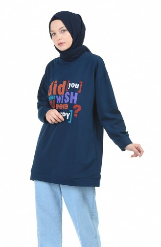 Sweatshirt Bleu Marine 1000-02