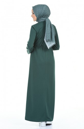 Robe Hijab Vert emeraude 1965-01