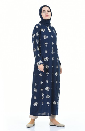 Navy Blue Tuniek 0210-01