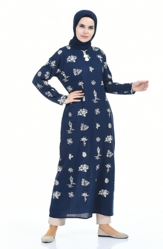 Navy Blue Tuniek 0210-01