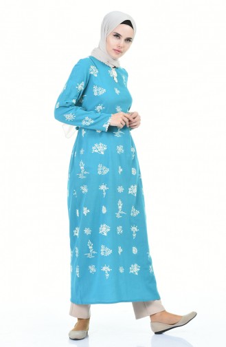 Turquoise Tuniek 0210-04