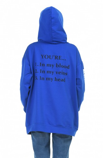 Sweatshirt Blue roi 1005-05