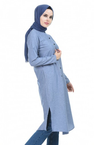 Navy Blue Tuniek 6384-11