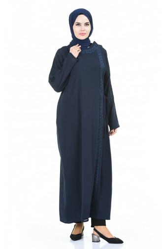 Dunkelblau Abayas 0096-01