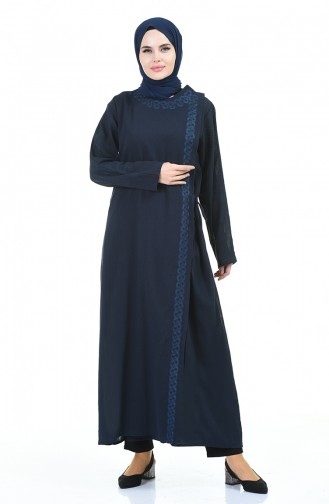 Dunkelblau Abayas 0096-01