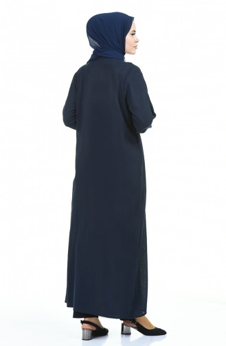 Abayas Bleu Marine 0096-01