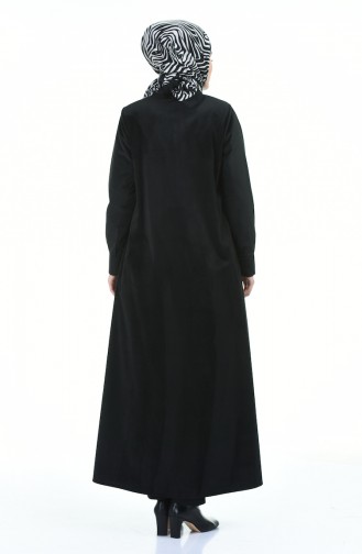 Black Abaya 8381-01