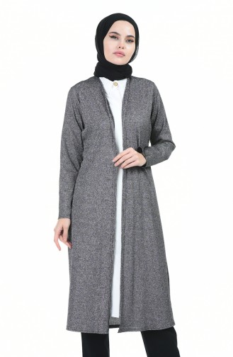 Simli Basic Hırka 1132-01 Siyah