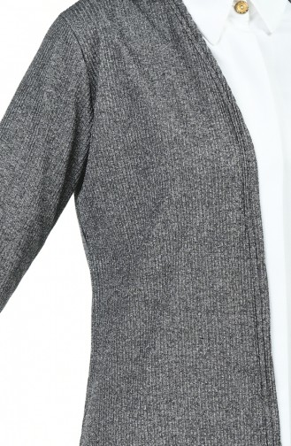Simli Basic Hırka 1132-01 Siyah