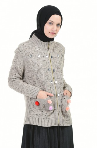 Nerz Strickjacke 1071-08