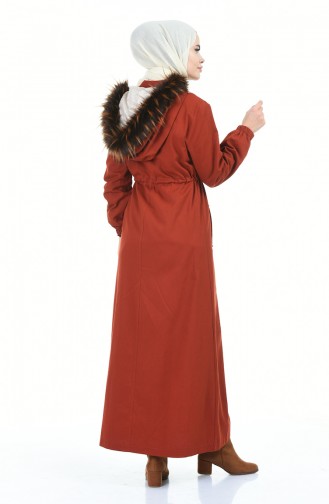 Hooded Long Coat 4042-03 Tile 4042-03