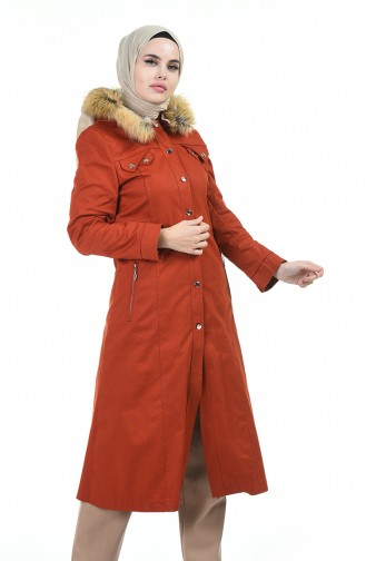 Brick Red Coat 9018-06