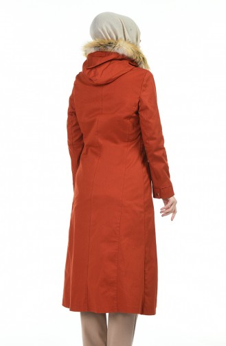 Brick Red Coat 9018-06