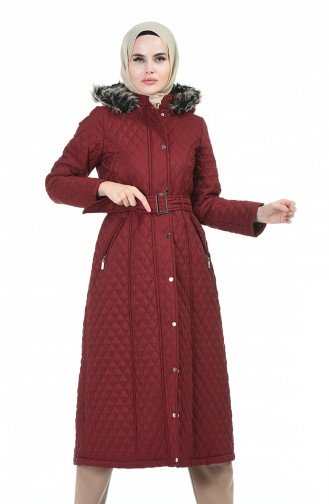 Claret Red Winter Coat 504219-02