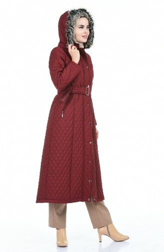 Claret Red Winter Coat 504219-02