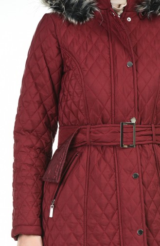 Claret Red Winter Coat 504219-02