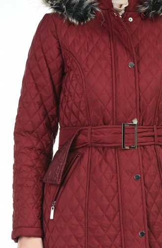 Claret Red Winter Coat 504219-02