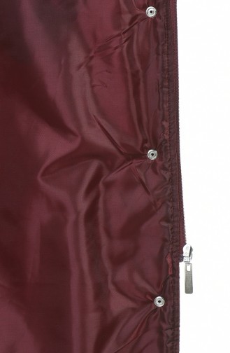 Claret Red Winter Coat 504219-02