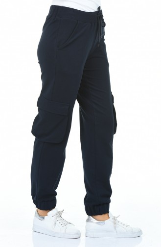 Pantalon Bleu Marine 9131-02
