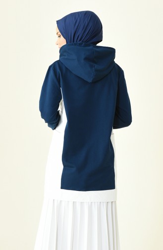 Sweatshirt Bleu Marine 1009-03