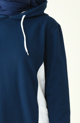 Sweatshirt Bleu Marine 1009-03
